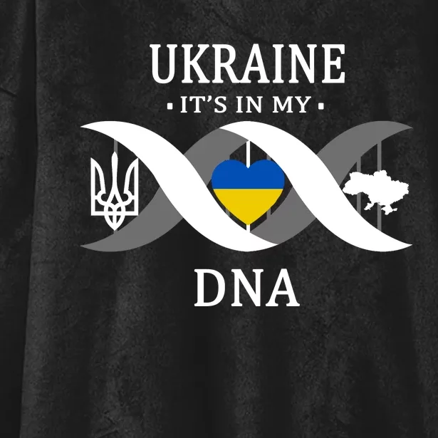 Ukraine Is In My DNA Hooded Wearable Blanket