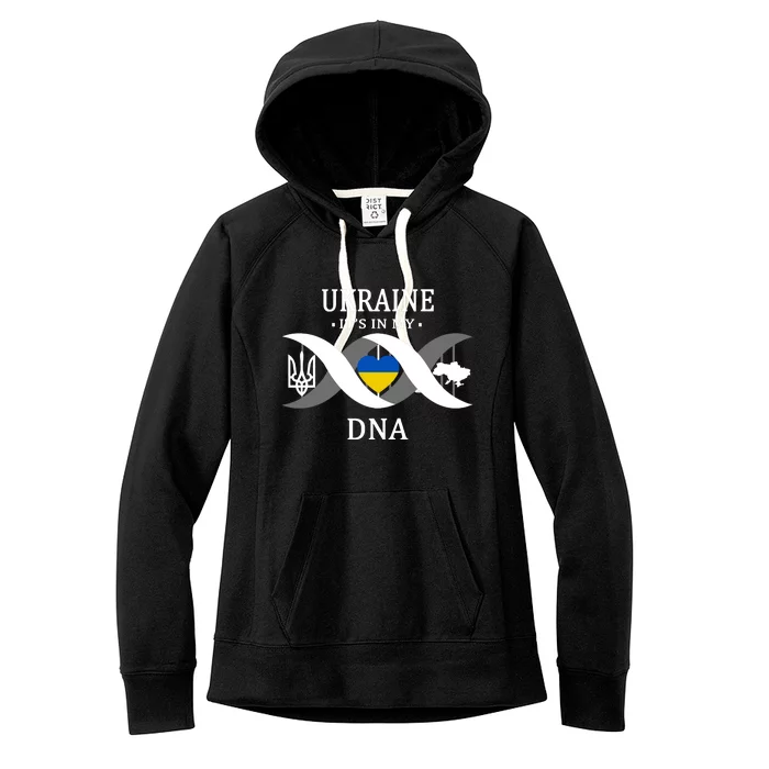 Ukraine Is In My DNA Women's Fleece Hoodie