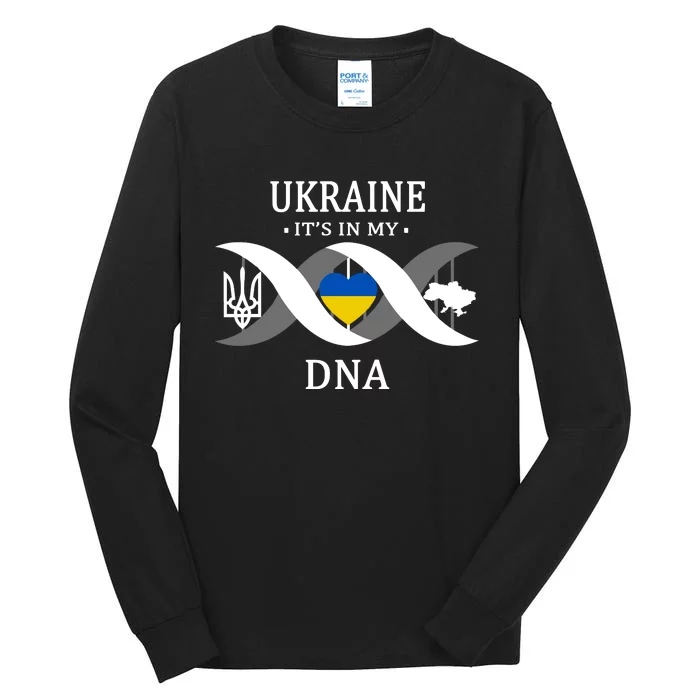 Ukraine Is In My DNA Tall Long Sleeve T-Shirt