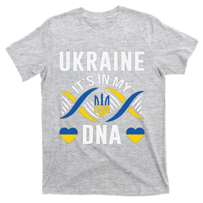 Ukraine Its In My DNA National Symbol T-Shirt