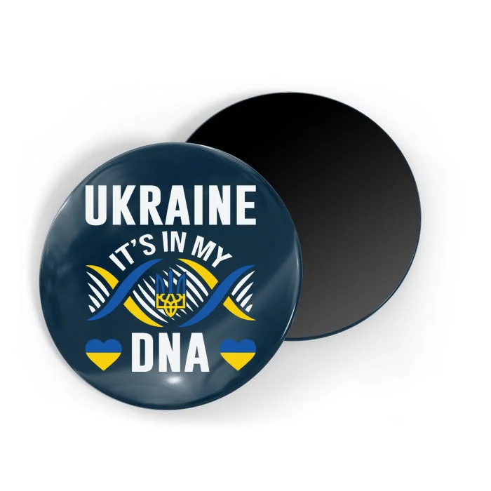 Ukraine Its In My DNA National Symbol Magnet