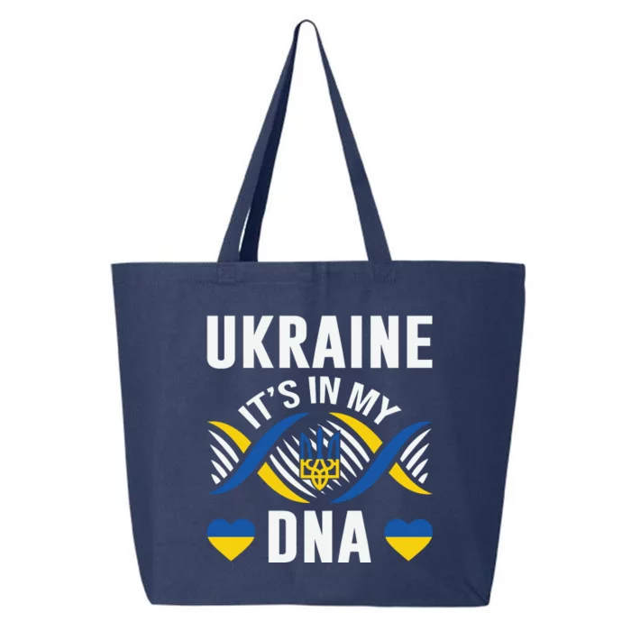 Ukraine Its In My DNA National Symbol 25L Jumbo Tote