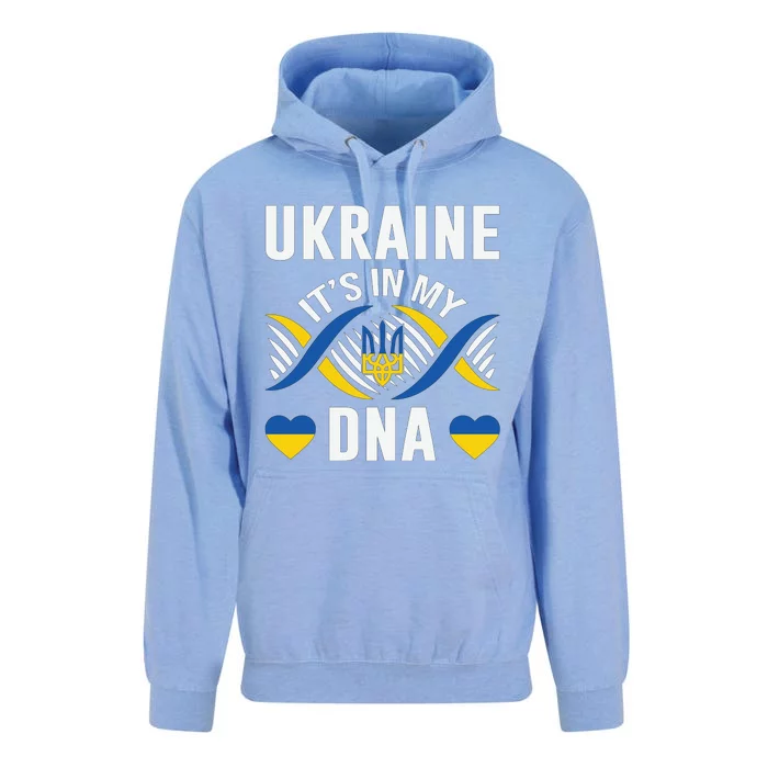 Ukraine Its In My DNA National Symbol Unisex Surf Hoodie