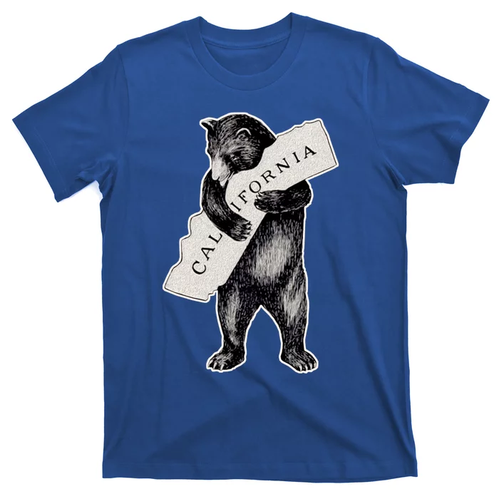 Usa I Love California Gift Artmeaningful Giftretro Vintage Cali Bear Hug Meaning T-Shirt