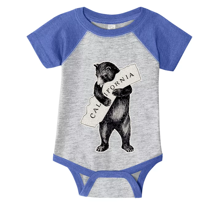 Usa I Love California Gift Artmeaningful Giftretro Vintage Cali Bear Hug Meaning Infant Baby Jersey Bodysuit