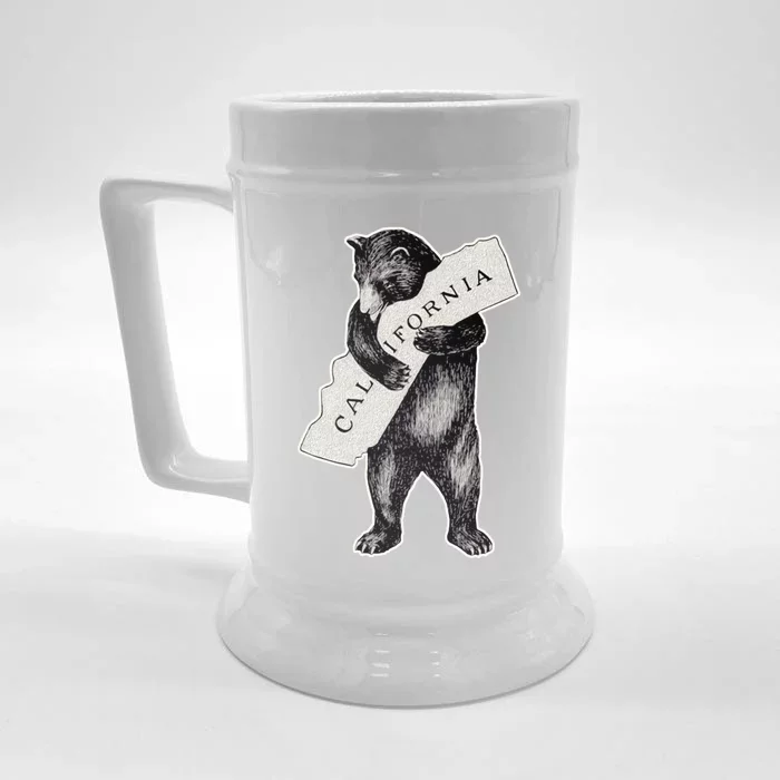 Usa I Love California Gift Artmeaningful Giftretro Vintage Cali Bear Hug Meaning Front & Back Beer Stein