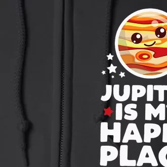 Uranus is My Happy Place Kawaii Planet Cute Astronomy Full Zip Hoodie