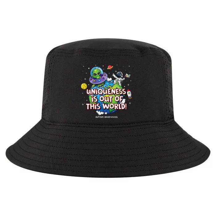 Uniqueness Is Out Of This World Autism Awareness Cool Comfort Performance Bucket Hat