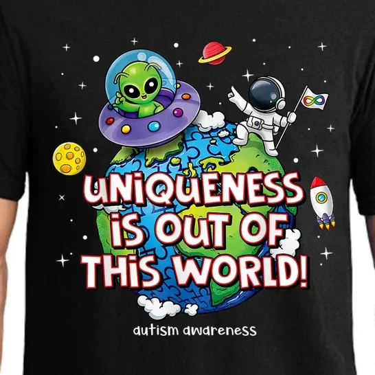 Uniqueness Is Out Of This World Autism Awareness Pajama Set