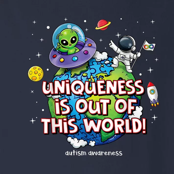 Uniqueness Is Out Of This World Autism Awareness Toddler Long Sleeve Shirt