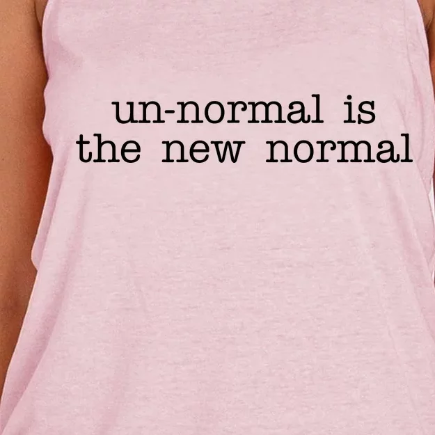 Unnormal Is The New Normal Women's Knotted Racerback Tank