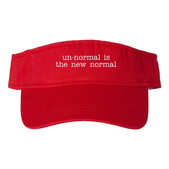 Unnormal Is The New Normal Valucap Bio-Washed Visor