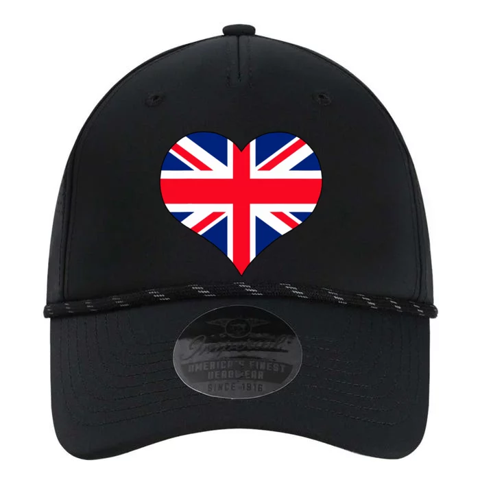 Union Jack British Flag Heart British Isles Performance The Dyno Cap