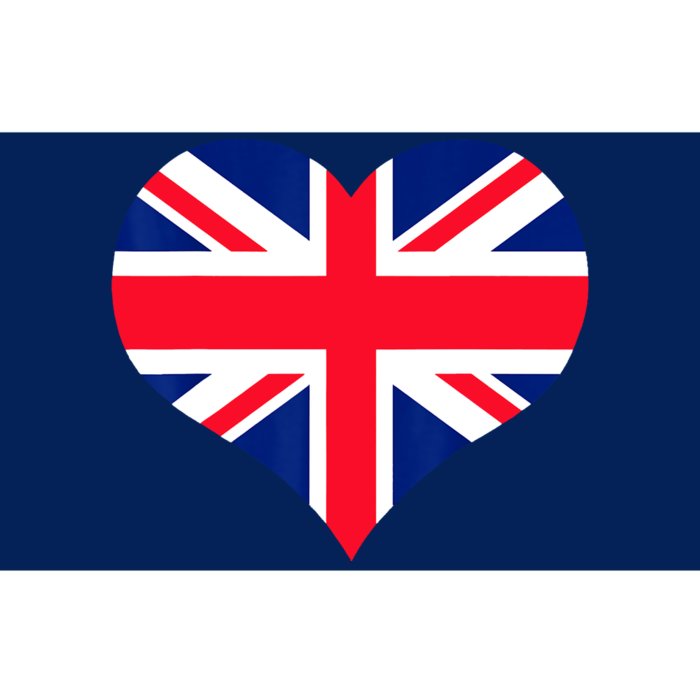 Union Jack British Flag Heart British Isles Bumper Sticker