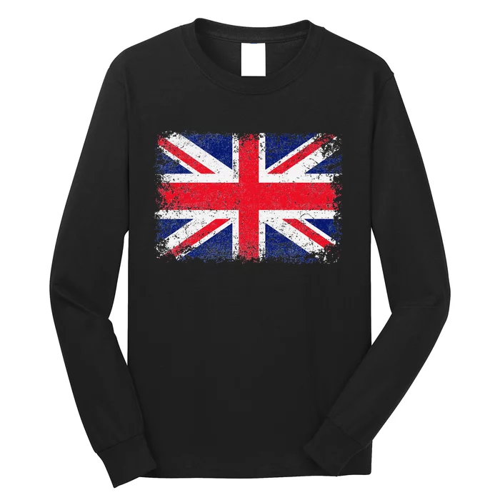 UNION JACK FLAG UNITED KINGDOM GREAT BRITAIN ENGLAND Long Sleeve Shirt