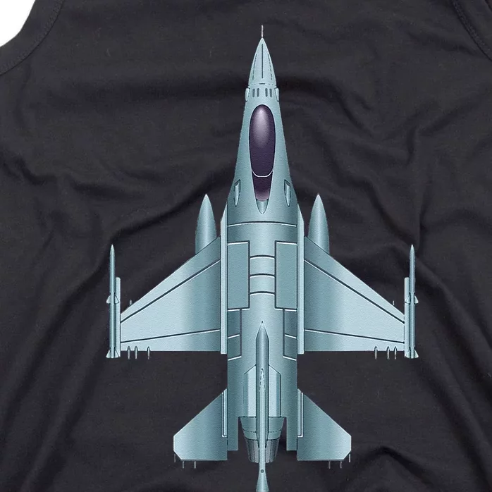 US Jet Fighter Jet Plane Pilot Gift Tank Top