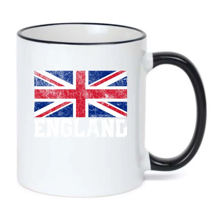 Union Jack Flag Uk England United Kingdom Roots Gift Black Color Changing Mug