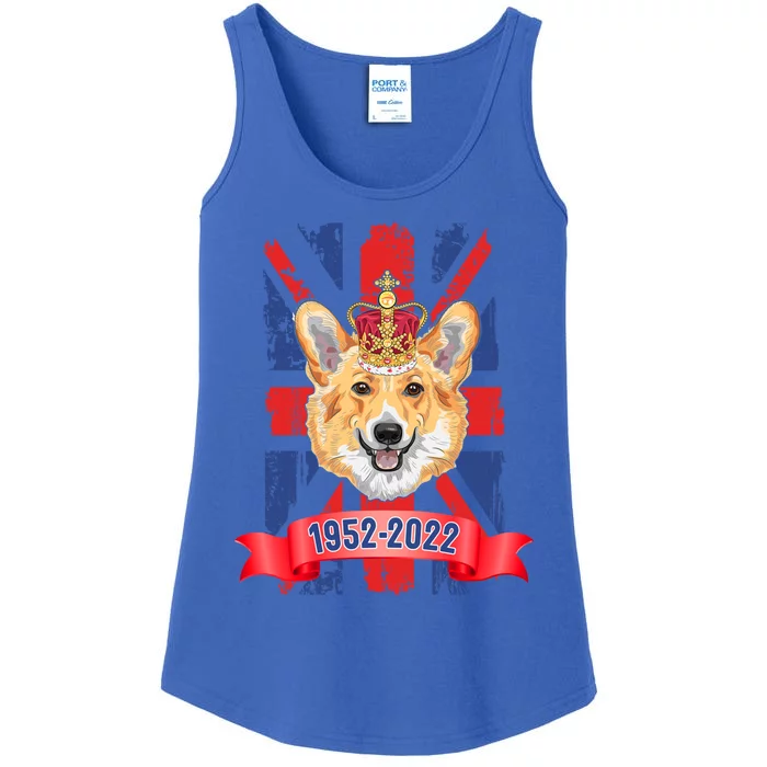 Union Jack Idea For And Corgi Lover For Platinum Jubilee Gift Ladies Essential Tank