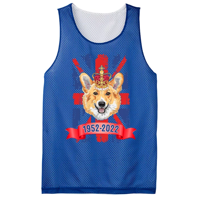 Union Jack Idea For And Corgi Lover For Platinum Jubilee Gift Mesh Reversible Basketball Jersey Tank