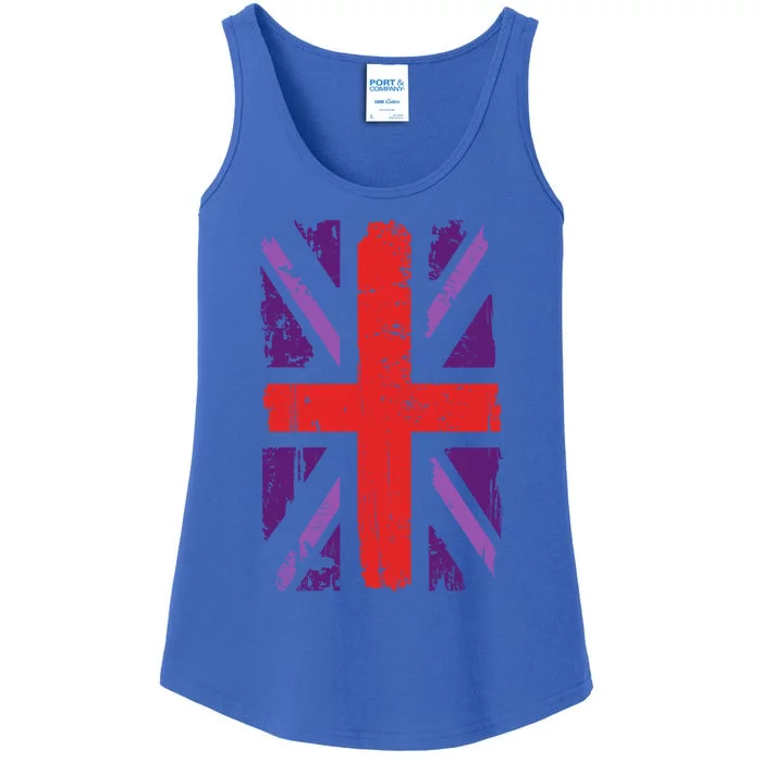 Union Jack Idea For United Kingdom And Platinum Jubilee Gift Ladies Essential Tank