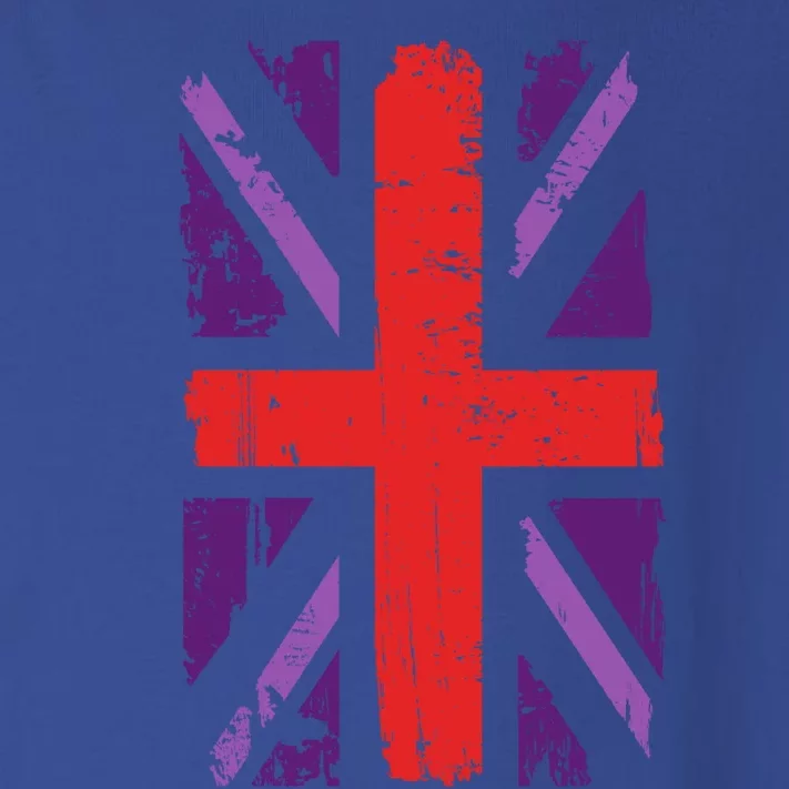 Union Jack Idea For United Kingdom And Platinum Jubilee Gift Toddler Long Sleeve Shirt