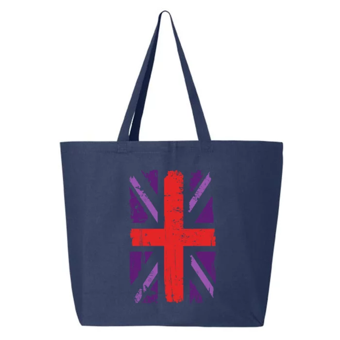 Union Jack Idea For United Kingdom And Platinum Jubilee Gift 25L Jumbo Tote