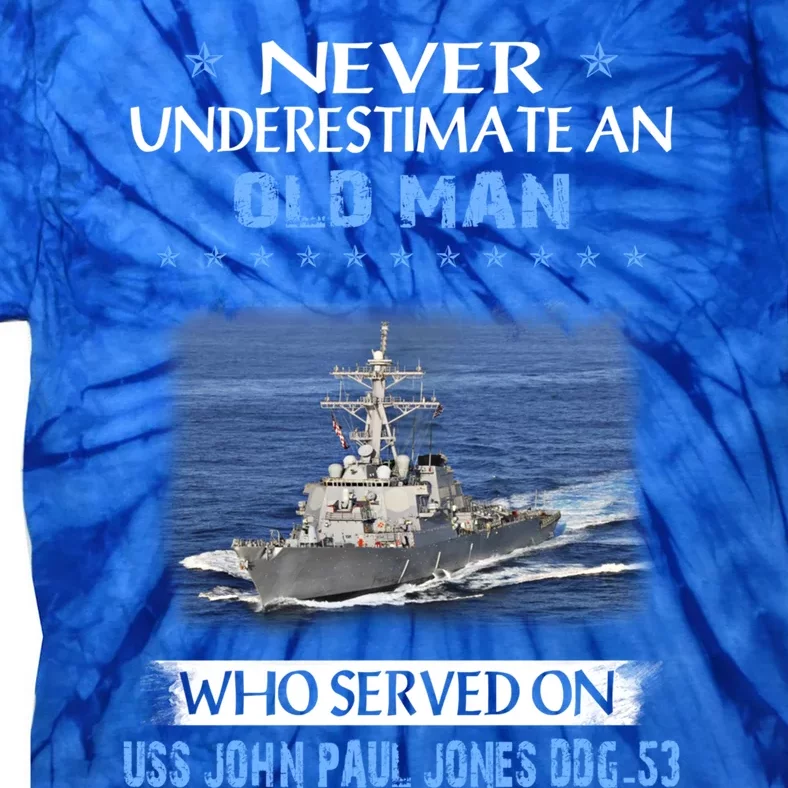 Uss John Paul Jones Ddg53 Destroyer Class Father Day Gift Tie-Dye T-Shirt