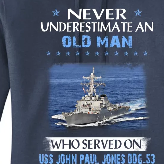 Uss John Paul Jones Ddg53 Destroyer Class Father Day Gift Women's Pullover Hoodie