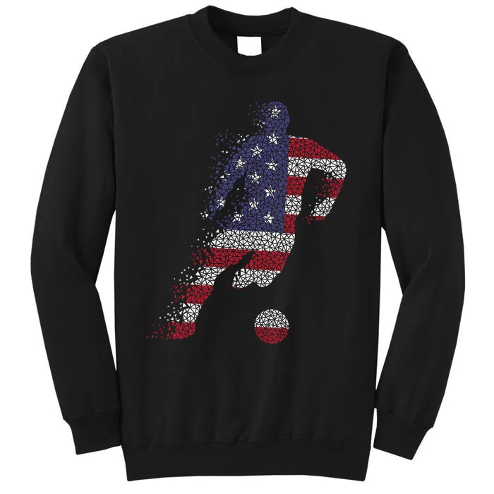 USA Jersey Soccer Tall Sweatshirt