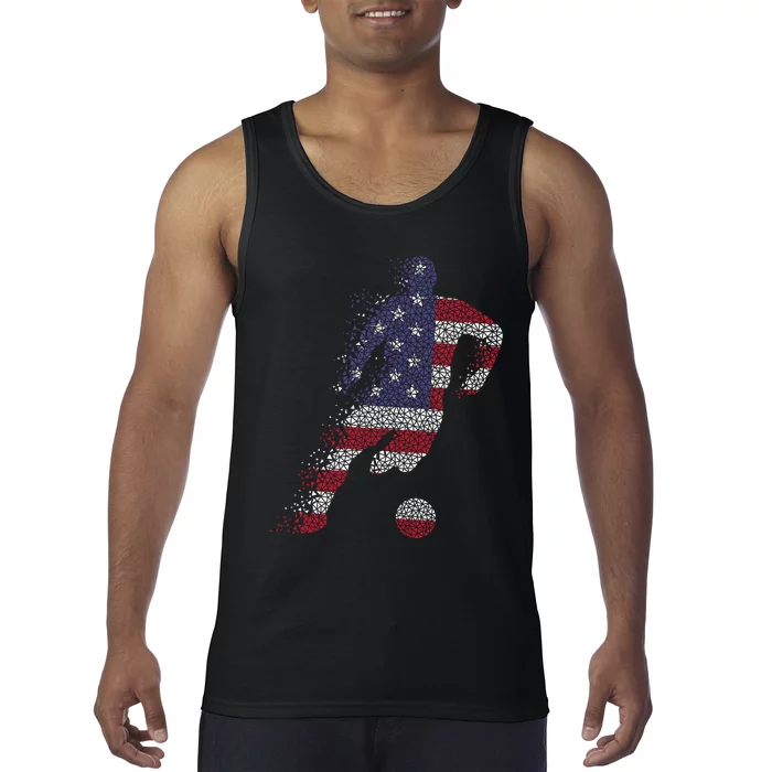 USA Jersey Soccer Tank Top