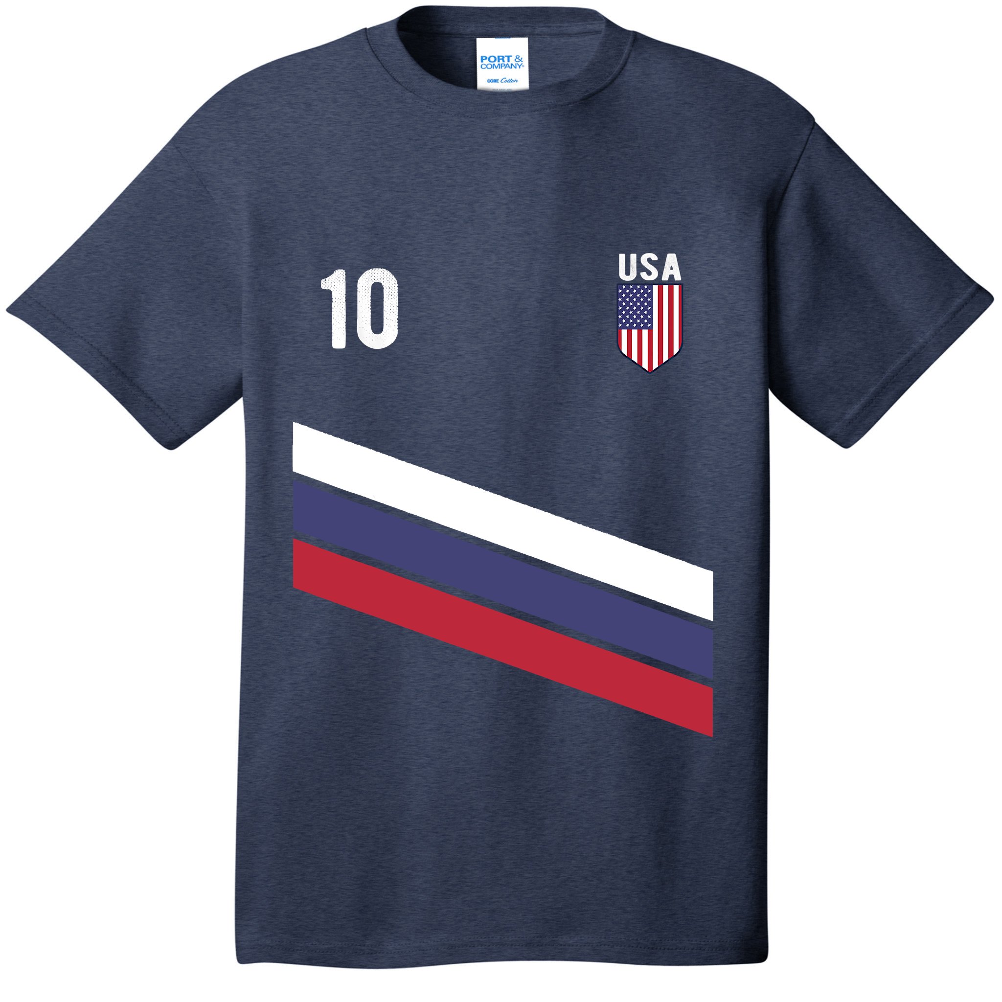 USA Jersey Soccer, Retro 10 American Football USA Soccer Essential T-Shirt  for Sale by Kriter Hamza