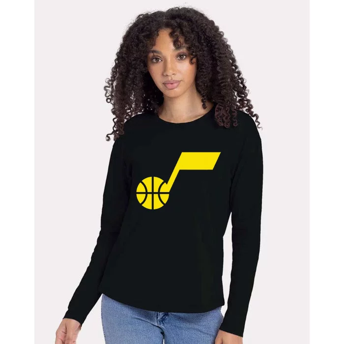 Utah Jazz Womens Cotton Relaxed Long Sleeve T-Shirt