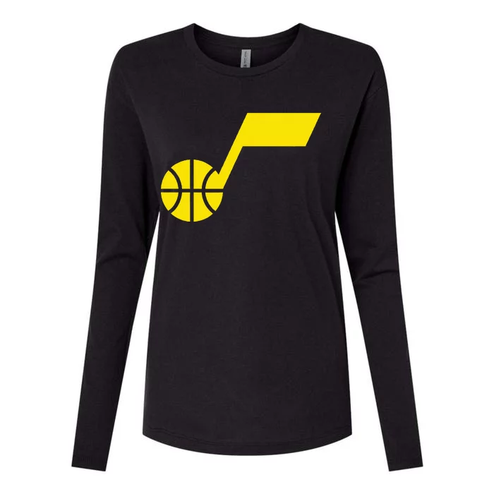 Utah Jazz Womens Cotton Relaxed Long Sleeve T-Shirt