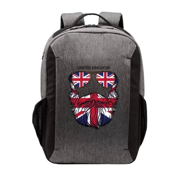 United Kingdom Beard Flag Vector Backpack