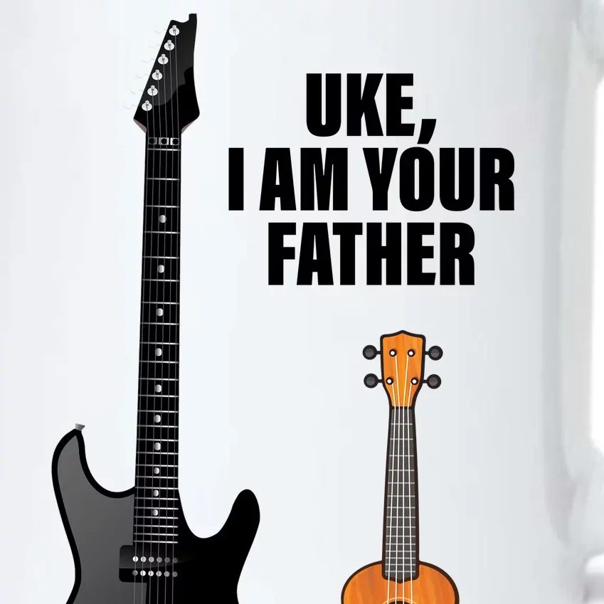 Uke I Am Your Father Black Color Changing Mug