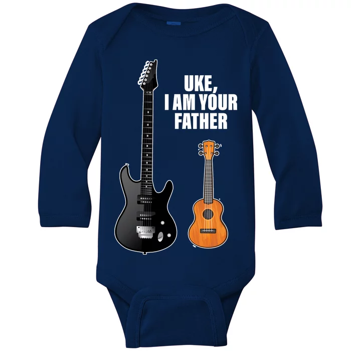 Uke I Am Your Father Baby Long Sleeve Bodysuit