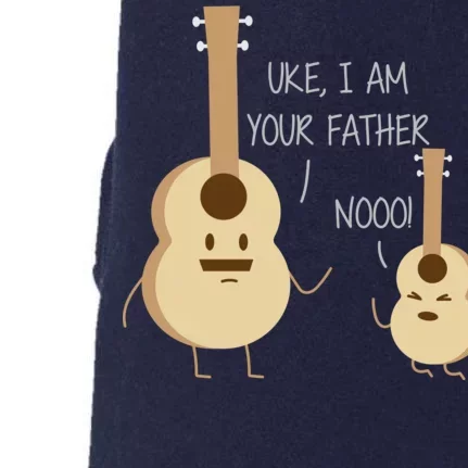 Uke I Am Your Father Ukulele Guitar Doggie 3-End Fleece Hoodie