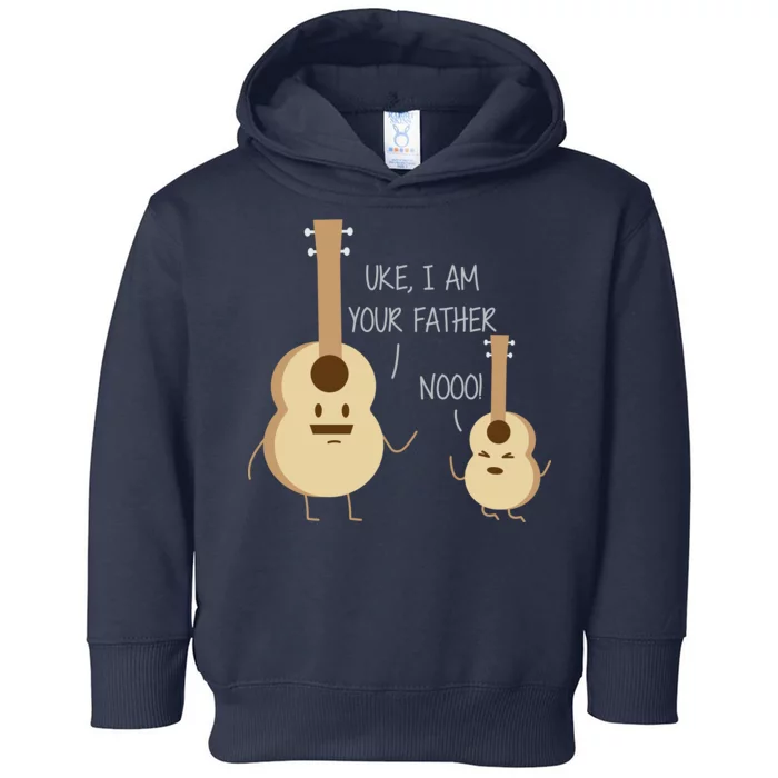 Uke I Am Your Father Ukulele Guitar Toddler Hoodie