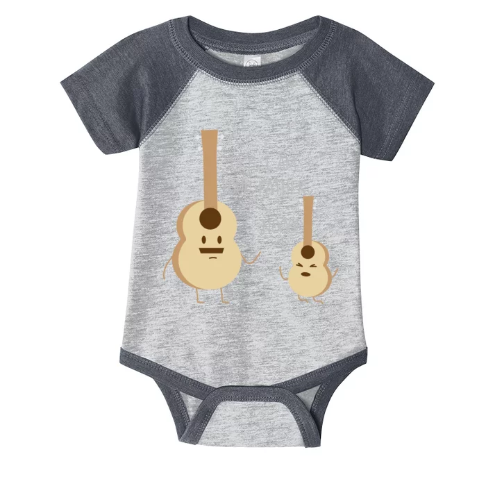 Uke I Am Your Father Ukulele Guitar Infant Baby Jersey Bodysuit