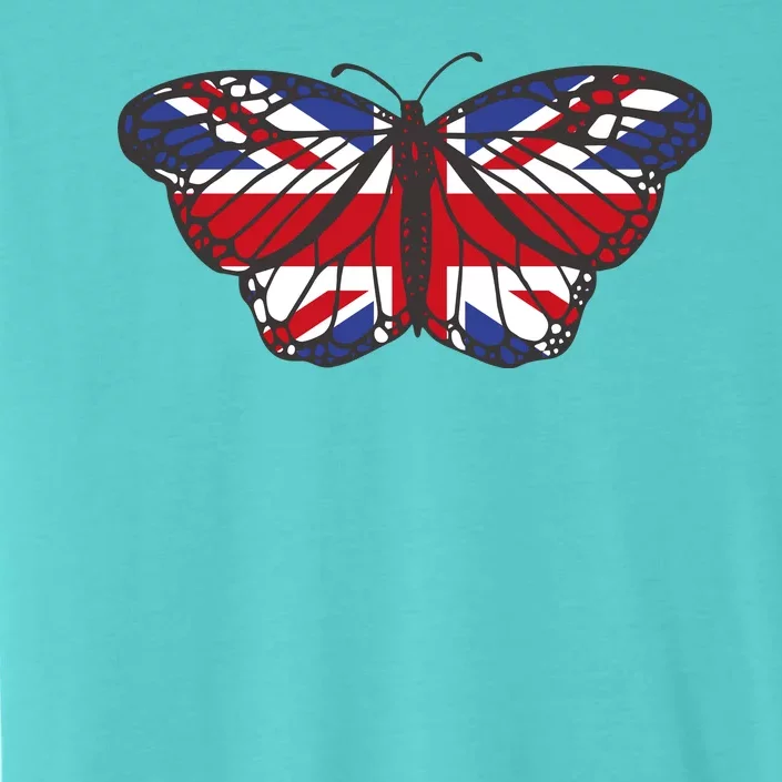 United Kingdom Flag Butterfly ChromaSoft Performance T-Shirt