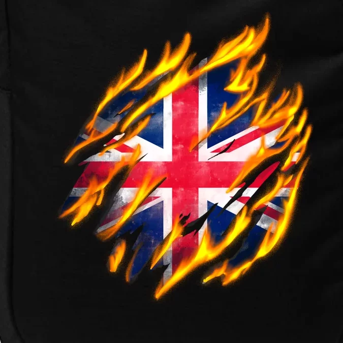 United Kingdom Flame Flag Impact Tech Backpack