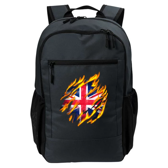 United Kingdom Flame Flag Daily Commute Backpack