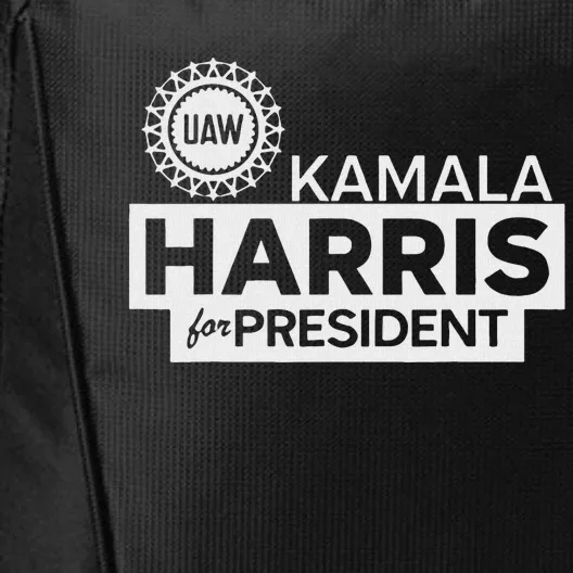 Uaw Kamala Harris For President 2024 City Backpack