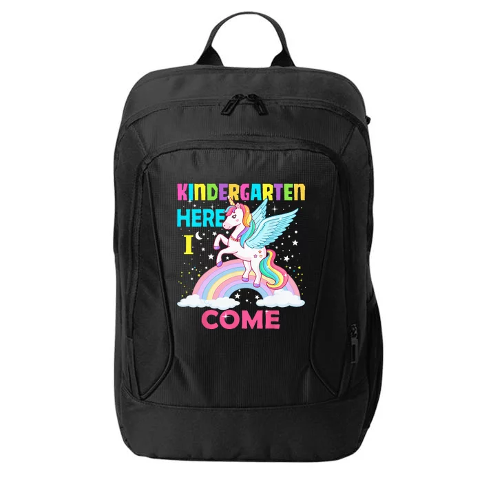 Unicorn Kindergarten Here I Come Back To School City Backpack