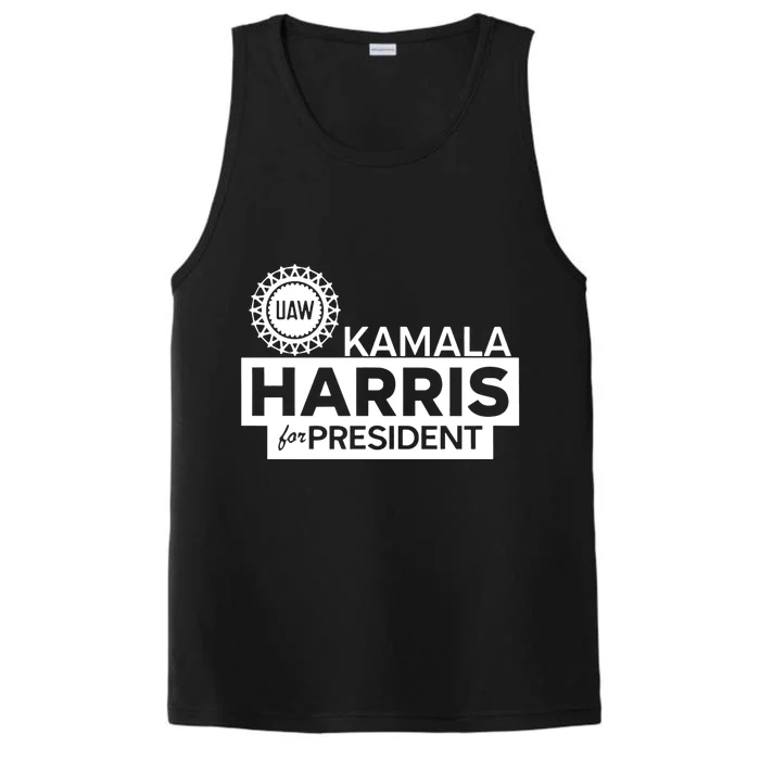 Uaw Kamala Harris For President 2024 Performance Tank