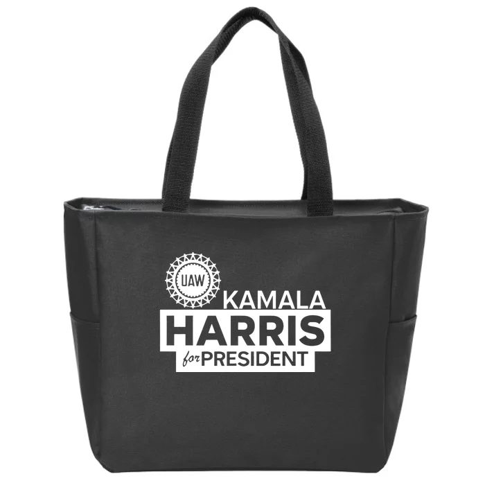 Uaw Kamala Harris For President 2024 Zip Tote Bag