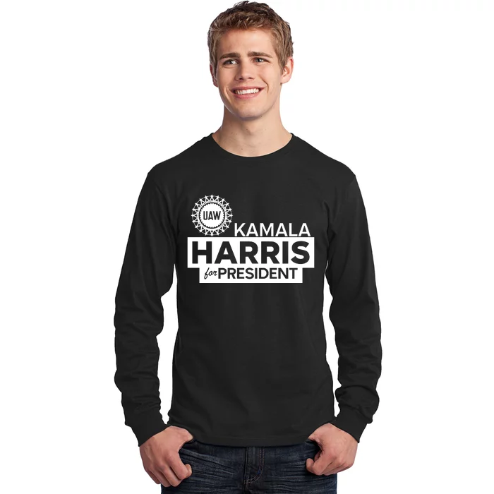 Uaw Kamala Harris For President Long Sleeve Shirt