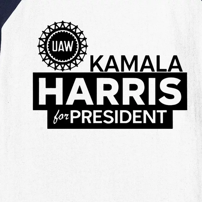 Uaw Kamala Harris For President 2024 Baseball Sleeve Shirt