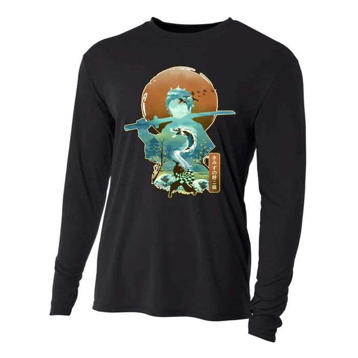 Ukiyo Breath Of Water Samurai Cooling Performance Long Sleeve Crew