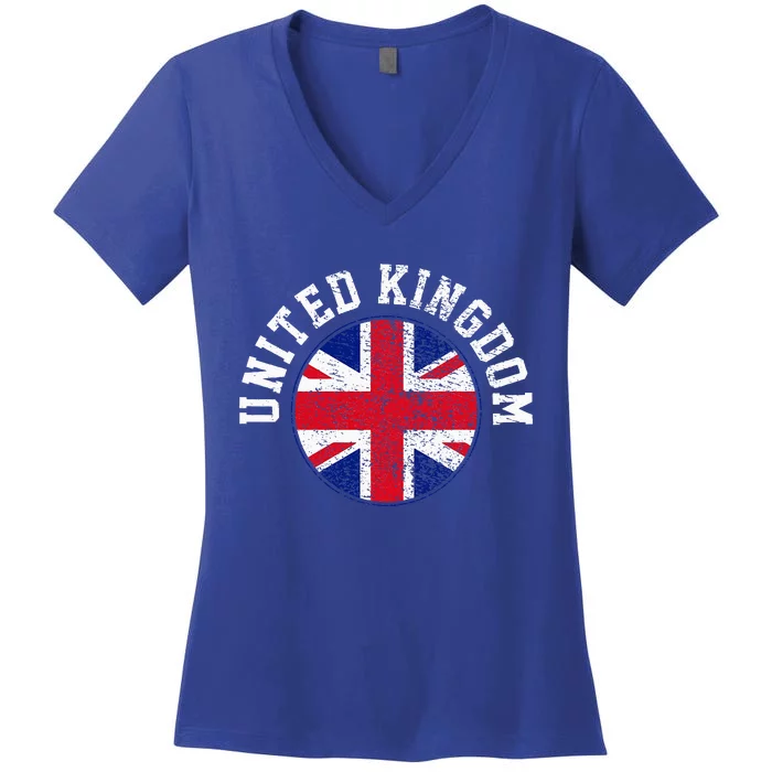 United Kingdom Women's V-Neck T-Shirt